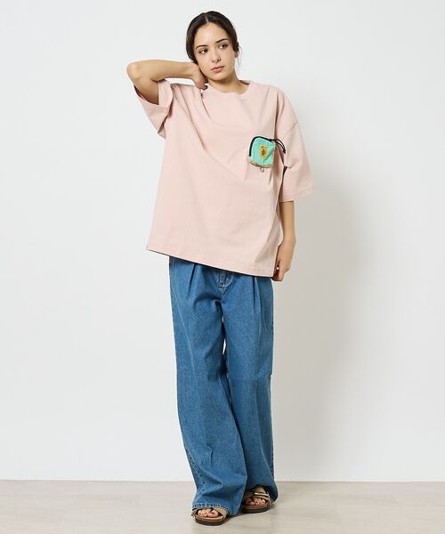 ABAHOUSE / アバハウス Tシャツ | 【COBMASTER / コブマスター】Zip Wallet Loose Tシャ | 詳細14