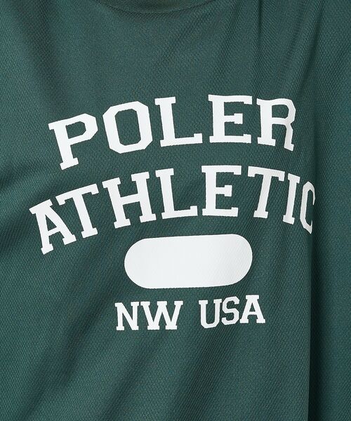 ABAHOUSE / アバハウス Tシャツ | 【POLeR/ポーラー】ATHLETIC ロゴTシャツ / 61MCV0036 | 詳細7