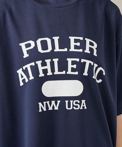 ABAHOUSE / アバハウス Tシャツ | 【POLeR/ポーラー】ATHLETIC ロゴTシャツ / 61MCV0036 | 詳細21