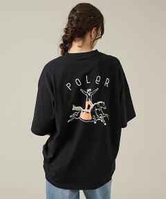 ABAHOUSE / アバハウス Tシャツ | 【POLeR/ポーラー】バックプリント Tシャツ / 261MCV0061 /