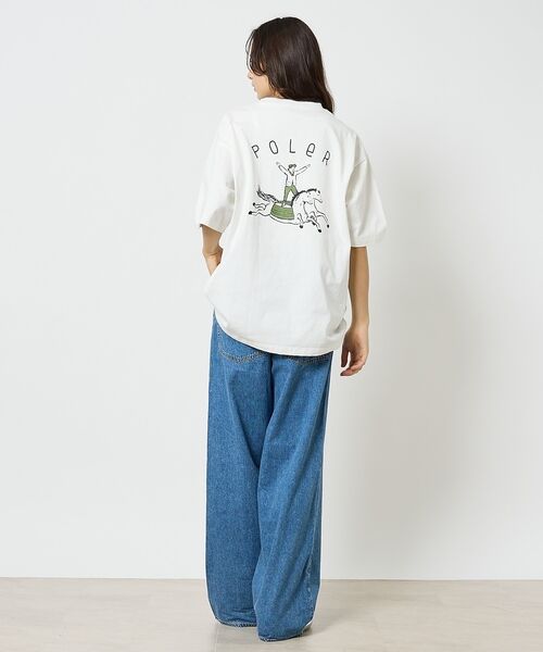 ABAHOUSE / アバハウス Tシャツ | 【POLeR/ポーラー】バックプリント Tシャツ / 261MCV0061 / | 詳細2