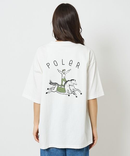 ABAHOUSE / アバハウス Tシャツ | 【POLeR/ポーラー】バックプリント Tシャツ / 261MCV0061 / | 詳細6