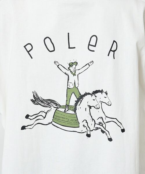 ABAHOUSE / アバハウス Tシャツ | 【POLeR/ポーラー】バックプリント Tシャツ / 261MCV0061 / | 詳細7