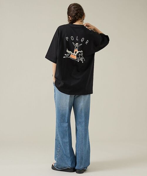 ABAHOUSE / アバハウス Tシャツ | 【POLeR/ポーラー】バックプリント Tシャツ / 261MCV0061 / | 詳細16