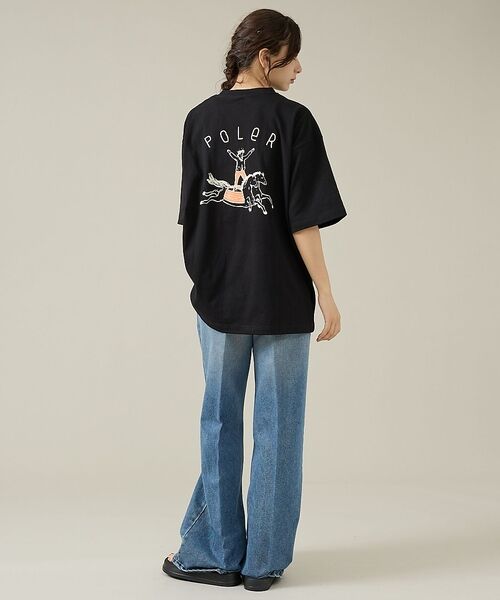 ABAHOUSE / アバハウス Tシャツ | 【POLeR/ポーラー】バックプリント Tシャツ / 261MCV0061 / | 詳細17