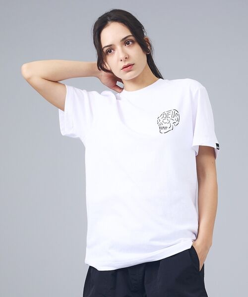 ABAHOUSE / アバハウス Tシャツ | 【DEUS / デウス】VENICE SKULL / バックプリント 半袖Tシャ | 詳細4
