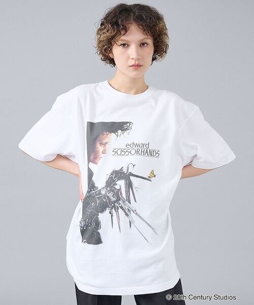 ABAHOUSE / アバハウス Tシャツ | 【GOOD ROCK SPEED/グッドロックスピード】EDWARD SCISS（ホワイト）
