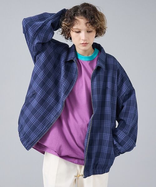 ABAHOUSE / アバハウス ブルゾン | 【Timberland / ティンバーランド】HARRINGTON JACKET（ネイビー）