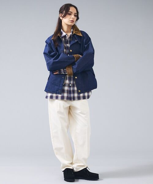 ABAHOUSE / アバハウス ブルゾン | 【BARBOUR / バブアー】TRANSPORT DENIM / トランスポー | 詳細1