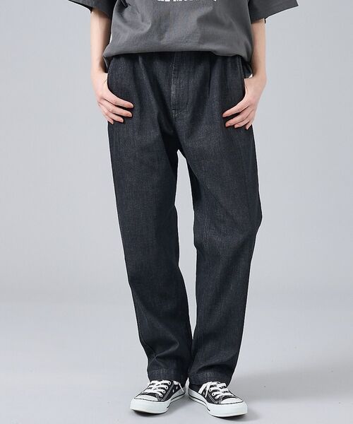 ABAHOUSE / アバハウス デニムパンツ | 【Dickies / ディッキーズ】DENIM Easy Tapered Pan（ブラック）