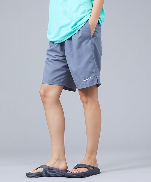 ABAHOUSE / アバハウス ショート・ハーフ・半端丈パンツ | 【NIKE / ナイキ】NESSF558 リップストップ 水陸両用 9ボレーショ（グレー）
