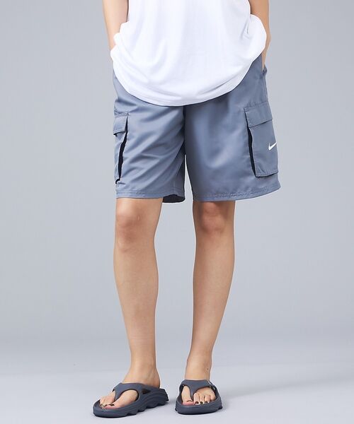 ABAHOUSE / アバハウス ショート・ハーフ・半端丈パンツ | 【NIKE / ナイキ】NESSG452 リップストップ 水陸両用 9ボレーカー（グレー）