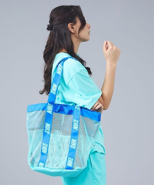 ABAHOUSE / アバハウス トートバッグ | 【NIKE / ナイキ】1994044 メッシュトートバッグ / 20L / ユ（サックスブルー）