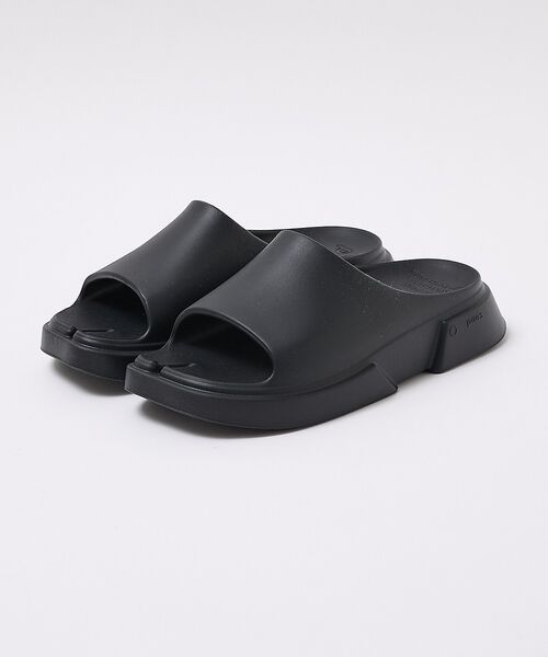 ABAHOUSE / アバハウス サンダル | 【PAES / ペイズ】Slide Basic Line | PAYES03 /（ブラック）