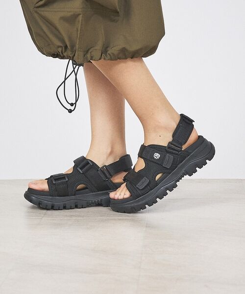 ABAHOUSE / アバハウス サンダル | 【SHAKA / シャカ】2026春夏 SK-239 / CHILL OUT E（ブラック）