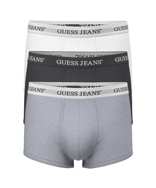 ABAHOUSE / アバハウス インナー・ルームウェア | 【GUESS / ゲス】GJ3PACK TRUNK ボクサーパンツ / ボクサー(グレー系その他1)
