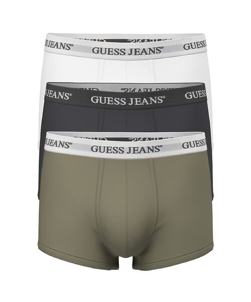 ABAHOUSE / アバハウス インナー・ルームウェア | 【GUESS / ゲス】GJ3PACK TRUNK ボクサーパンツ / ボクサー(グリーン系その他1)
