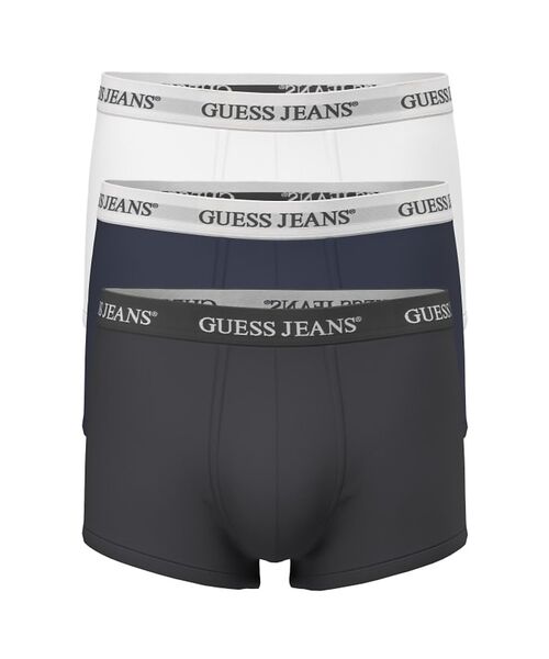 ABAHOUSE / アバハウス インナー・ルームウェア | 【GUESS / ゲス】GJ3PACK TRUNK ボクサーパンツ / ボクサー(ホワイト系その他1)