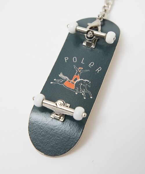 ABAHOUSE / アバハウス キーホルダー・ストラップ | 【POLER / ポーラー】ミニスケートボード キーホルダー【予約】 | 詳細2