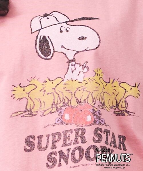 ABAHOUSE / アバハウス Tシャツ | 【FRUIT OF THE LOOM / フルーツオブザルーム】スヌーピー ピー | 詳細19