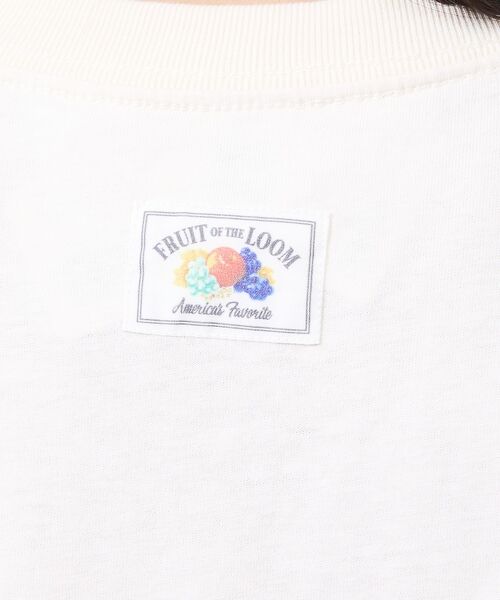 ABAHOUSE / アバハウス Tシャツ | 【FRUIT OF THE LOOM/フルーツ・オブ・ザ・ルーム】FRUITロゴ | 詳細6