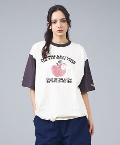 ABAHOUSE / アバハウス Tシャツ | 【FRUIT OF THE LOOM/フルーツ・オブ・ザ・ルーム】リンゴ＆メッセ