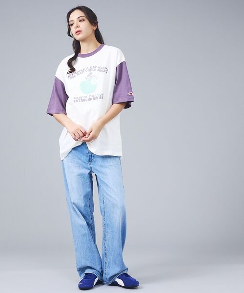 ABAHOUSE / アバハウス Tシャツ | 【FRUIT OF THE LOOM/フルーツ・オブ・ザ・ルーム】リンゴ＆メッセ | 詳細2