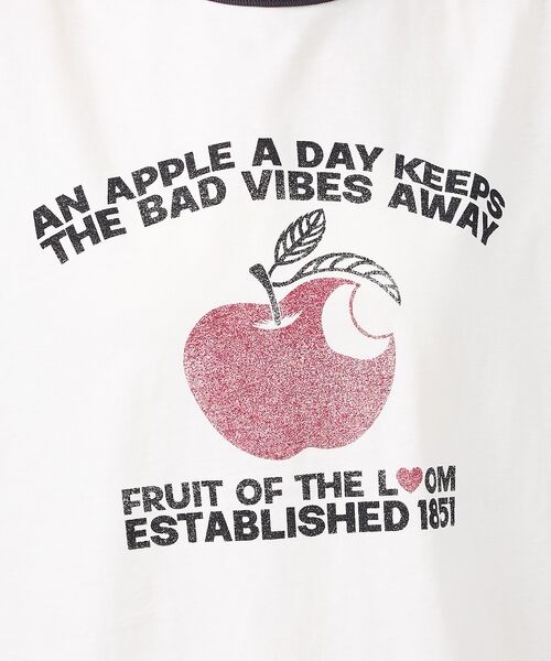 ABAHOUSE / アバハウス Tシャツ | 【FRUIT OF THE LOOM/フルーツ・オブ・ザ・ルーム】リンゴ＆メッセ | 詳細9