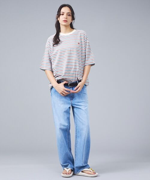 ABAHOUSE / アバハウス Tシャツ | 【FRUIT OF THE LOOM/フルーツ・オブ・ザ・ルーム】ピーチ起毛ボー | 詳細2