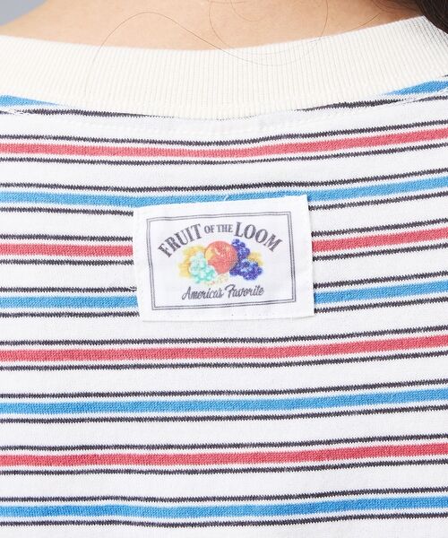 ABAHOUSE / アバハウス Tシャツ | 【FRUIT OF THE LOOM/フルーツ・オブ・ザ・ルーム】ピーチ起毛ボー | 詳細6