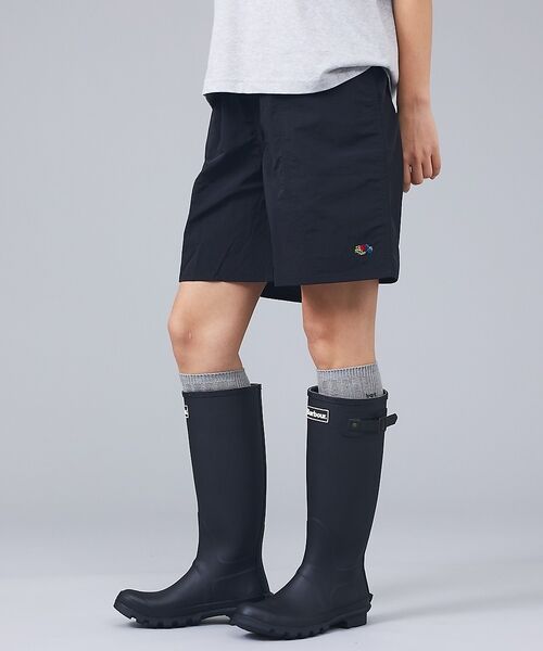 ABAHOUSE / アバハウス ショート・ハーフ・半端丈パンツ | 【FRUIT OF THE LOOM/フルーツ・オブ・ザ・ルーム】BAGGY S（ブラック）