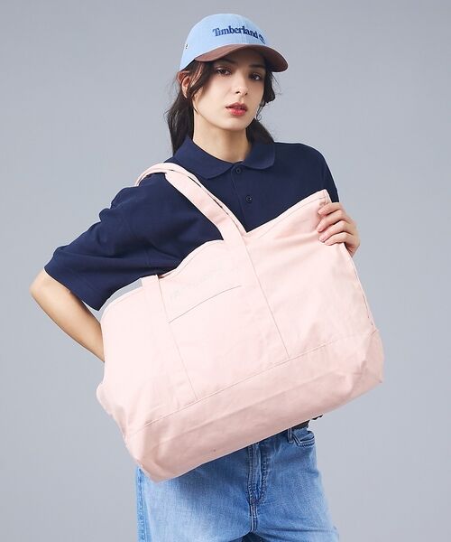 ABAHOUSE / アバハウス トートバッグ | 【FRUIT OF THE LOOM / フルーツオブザルーム】 キャンバス ビ（ピンク）