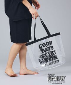 ABAHOUSE / アバハウス トートバッグ | 【FRUIT OF THE LOOM/フルーツオブザルーム】PEANUTS コラ