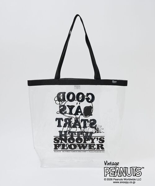 ABAHOUSE / アバハウス トートバッグ | 【FRUIT OF THE LOOM/フルーツオブザルーム】PEANUTS コラ | 詳細3