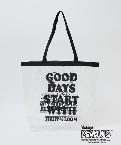 ABAHOUSE / アバハウス トートバッグ | 【FRUIT OF THE LOOM/フルーツオブザルーム】PEANUTS コラ | 詳細4
