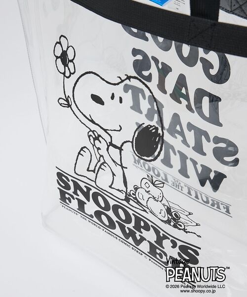 ABAHOUSE / アバハウス トートバッグ | 【FRUIT OF THE LOOM/フルーツオブザルーム】PEANUTS コラ | 詳細5