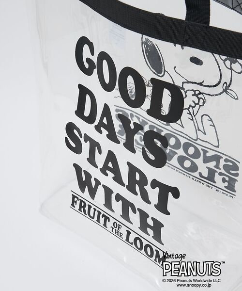 ABAHOUSE / アバハウス トートバッグ | 【FRUIT OF THE LOOM/フルーツオブザルーム】PEANUTS コラ | 詳細6