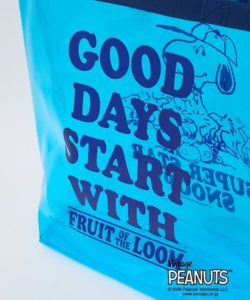 ABAHOUSE / アバハウス エコバッグ | 【FRUIT OF THE LOOM/フルーツオブザルーム】PEANUTS コラ | 詳細2