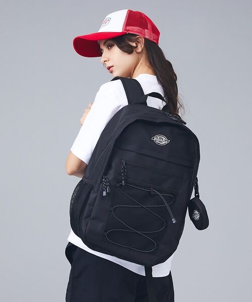 ABAHOUSE / アバハウス リュック・バックパック | 【DICKIES/ディッキーズ】BASIC BAG PACK/ミニポーチ付き ロ（ホワイト）