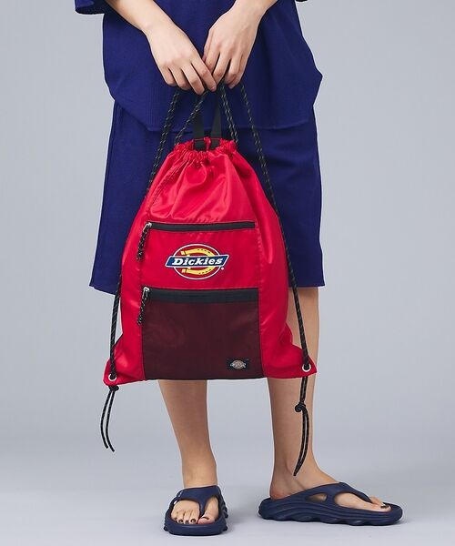 ABAHOUSE / アバハウス リュック・バックパック | 【DICKIES/ディッキーズ】ICON LOGO KNAPSACK / アイコ（レッド）
