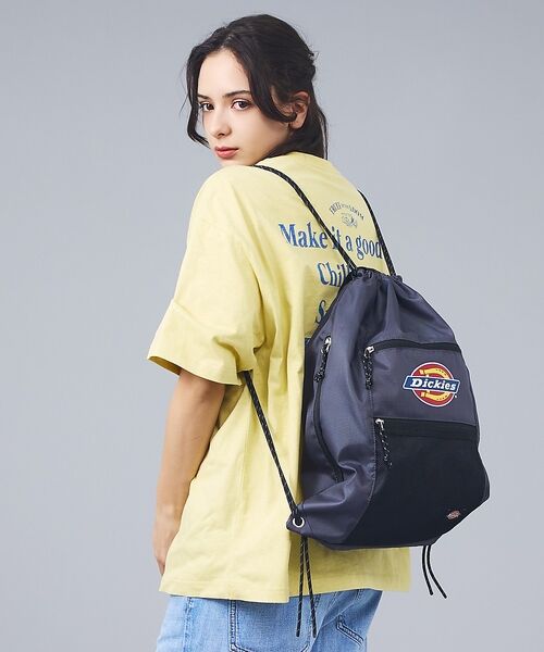 ABAHOUSE / アバハウス リュック・バックパック | 【DICKIES/ディッキーズ】ICON LOGO KNAPSACK / アイコ（チャコールグレー）