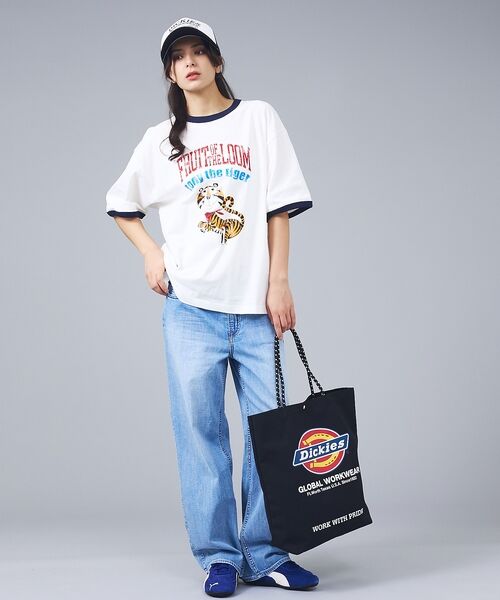 ABAHOUSE / アバハウス トートバッグ | 【DICKIES/ディッキーズ】LOGO PRINT ROPE TOTE BAG | 詳細17
