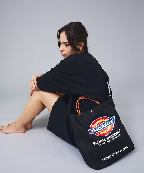 ABAHOUSE / アバハウス トートバッグ | 【DICKIES/ディッキーズ】LOGO PRINT ROPE 2WAY SHO | 詳細18