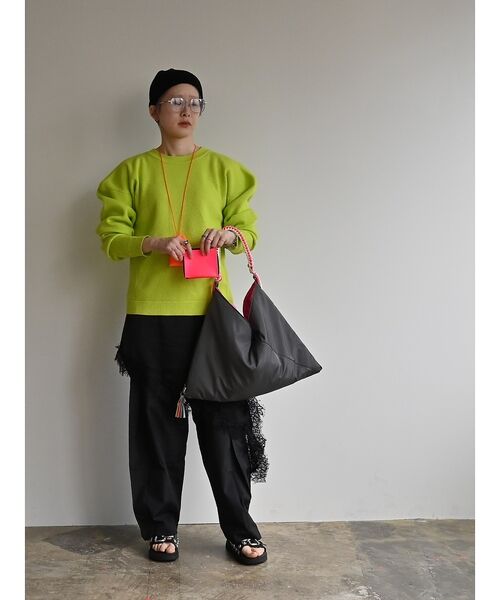 ABAHOUSE / アバハウス ショルダーバッグ | 【cheek/チーク】ネオンハンドルトライアングルショルダー/C26002/ショ | 詳細10