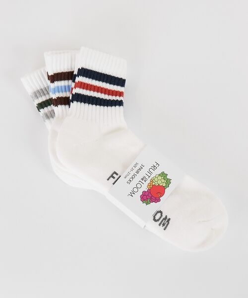 ABAHOUSE / アバハウス ソックス | 【FRUIT OF THE LOOM/フルーツ・オブ・ザ・ルーム】3Pカラフルラ | 詳細7