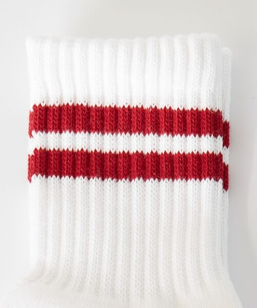 ABAHOUSE / アバハウス ソックス | 【FRUIT OF THE LOOM/フルーツ・オブ・ザ・ルーム】3P　2ライン | 詳細6