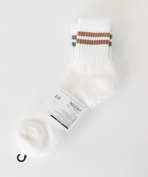 ABAHOUSE / アバハウス ソックス | 【FRUIT OF THE LOOM/フルーツ・オブ・ザ・ルーム】3P　2ライン | 詳細9