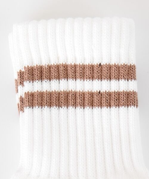 ABAHOUSE / アバハウス ソックス | 【FRUIT OF THE LOOM/フルーツ・オブ・ザ・ルーム】3P　2ライン | 詳細12