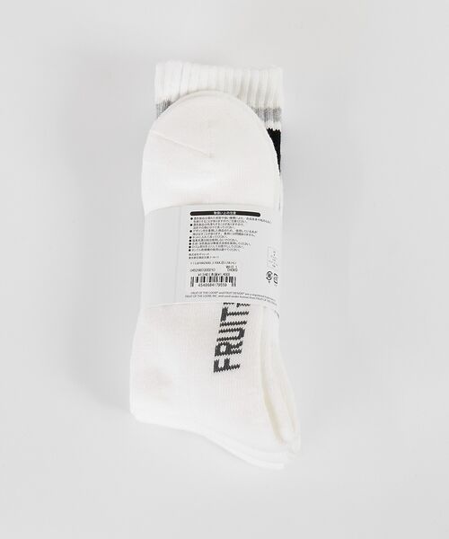 ABAHOUSE / アバハウス ソックス | 【FRUIT OF THE LOOM/フルーツ・オブ・ザ・ルーム】3Pカラフルラ | 詳細3