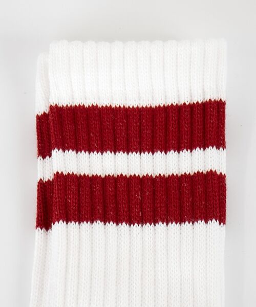 ABAHOUSE / アバハウス ソックス | 【FRUIT OF THE LOOM/フルーツ・オブ・ザ・ルーム】 3P2ライン | 詳細5